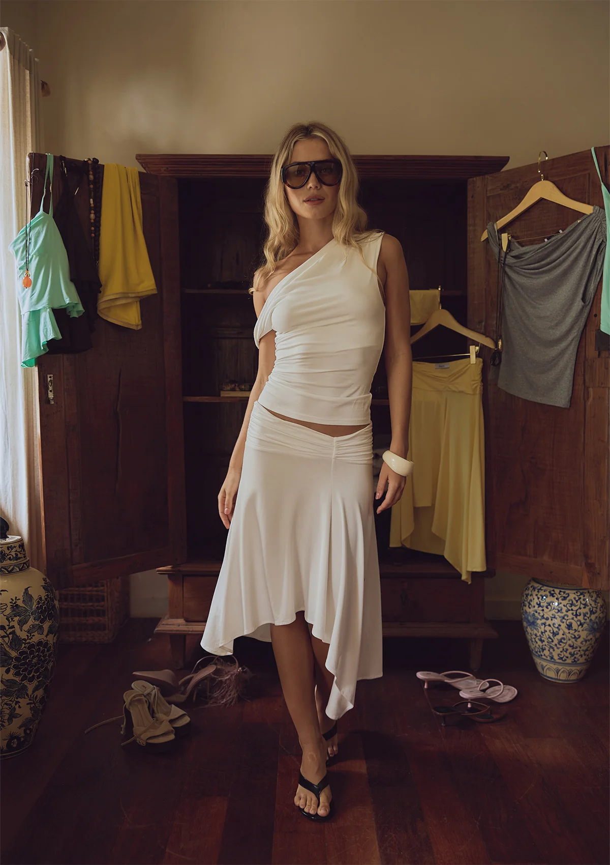 Abrazo Blanc Skirt