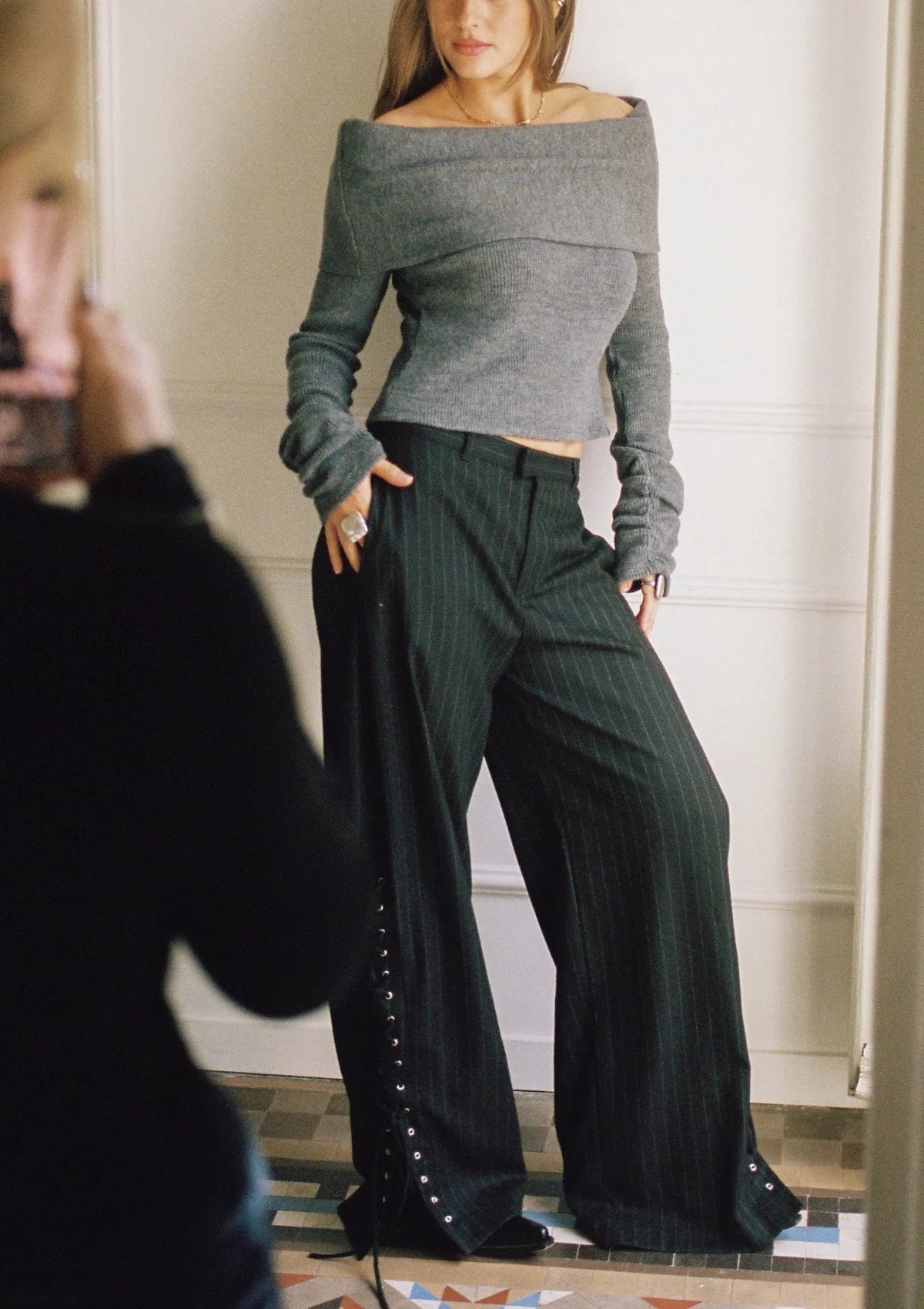 Caricia Gris Top - Image 5